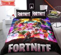 3D Fortnite Logo Duvet Cover Bedding Set