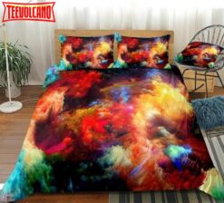 3d Galaxy Colorful Clouds Bed Sheets Duvet Cover Bedding Sets