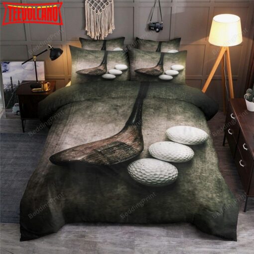 3D Golf Dark Pattern Bed Sheets Duvet Cover Bedding Sets