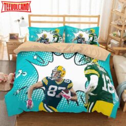 3d Green Bay Packers Duvet Cover Bedding Set