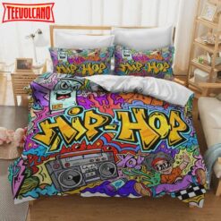 3D Hip-hop Graffiti Bed Sheets Duvet Cover Bedding Sets