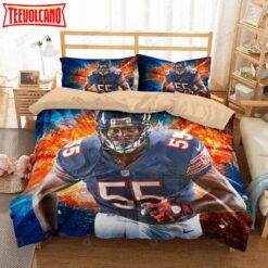 3D Hroniss Grasu Chicago Bears Duvet Cover Bedding Set