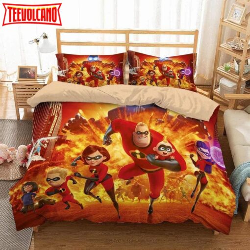 3d Incredibles Bedding Set Duvet Cover Set Bedroom