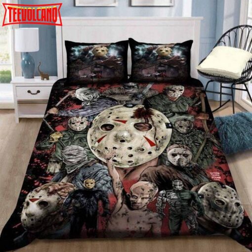 3D Jason Voorhees Friday The 13th Duvet Cover Bedding Set