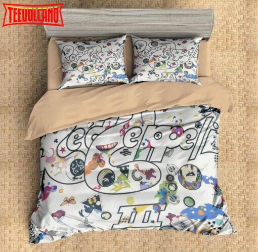 3D Led Zeppelin Duvet Cover Bedding Set