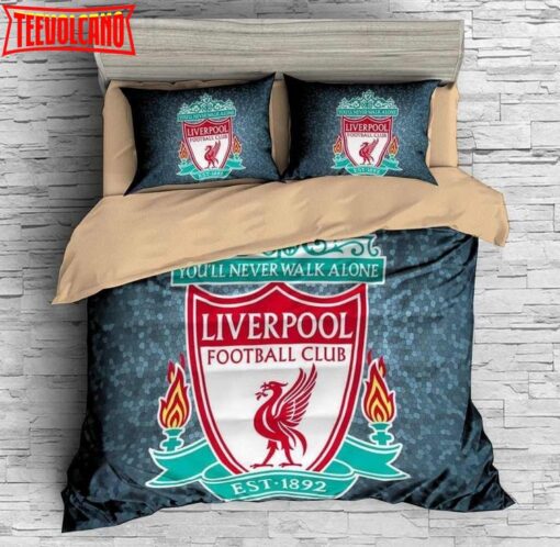 3D Liverpool Football Club Logo Soccer Bedding Set