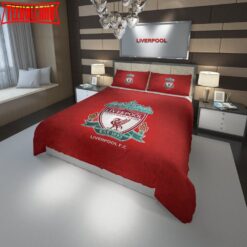 3d Liverpool Football Club Logo Soccer Duvet Cover Bedding Set