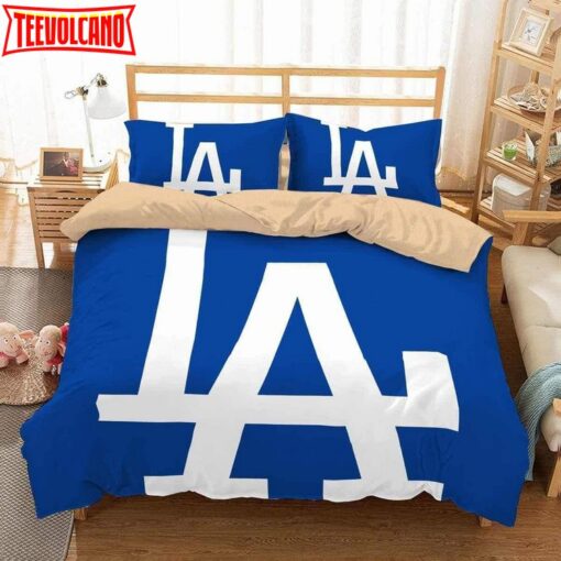 3d Los Angeles Dodgers Duvet Cover Bedding Set 1