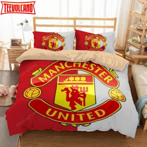 3d Manchester United Duvet Cover Bedding Set