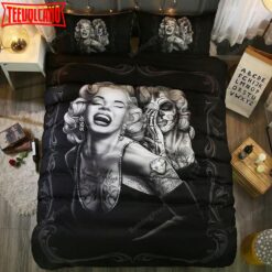 3d Marilyn Monroe Skull #3 Duvet Cover Bedding Set