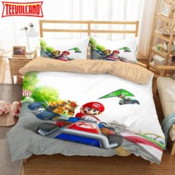 3d Mario Kart Duvet Cover Bedding Set 1