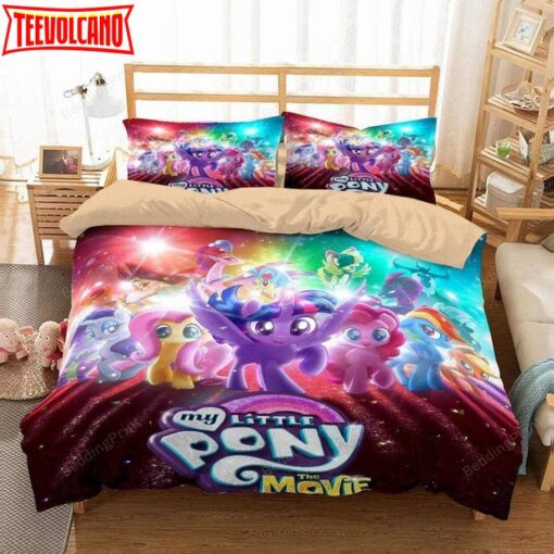 3d My Little Pony The Movie Duvet Cover Bedding Set 1