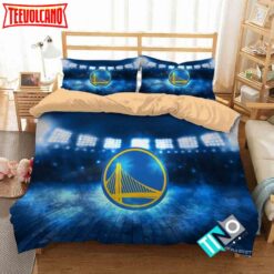 3d Nba Golden State Warriors Logo Bedding Set Duvet Cover