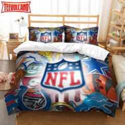 3d Nfl Bedding Set Duvet Cover Set Bed room