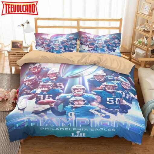 3d Philadelphia Eagles Duvet Cover Bedding Set