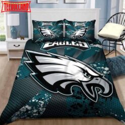 3d Philadelphia Eagles Logo Bedding Set (Duvet Cover &amp Pillow Cases)