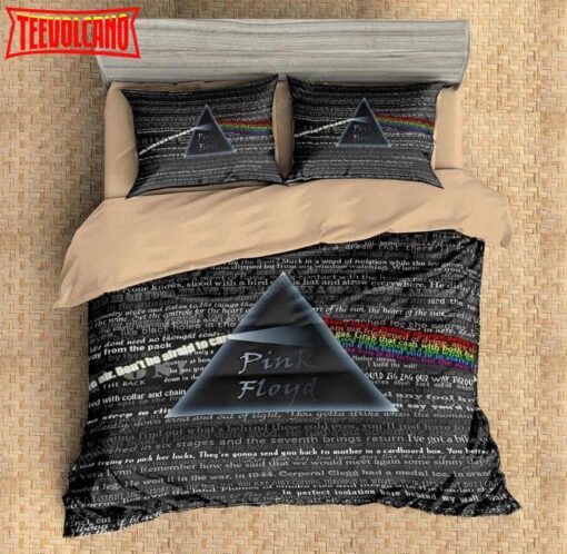 3d Pink Floyd The Dark Side Of The Moon Album Cover Art Bedding Set