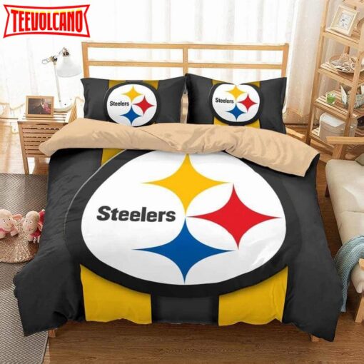 3D Pittsburgh Steelers Duvet Cover Bedding Set