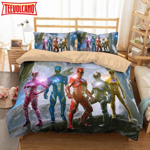 3D Power Rangers Duvet Cover Bedding Set