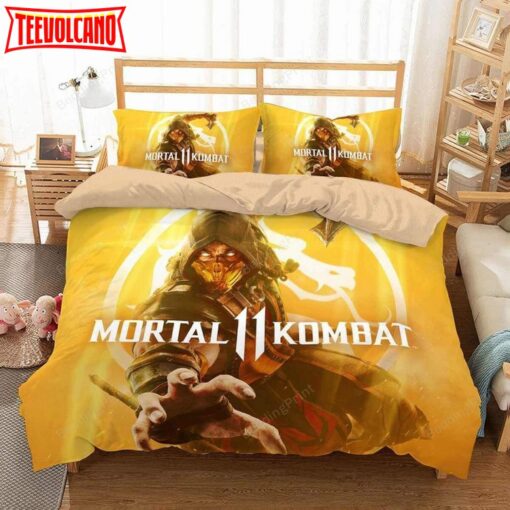 3d Printed Mortal Kombat Video Game Bedding Set