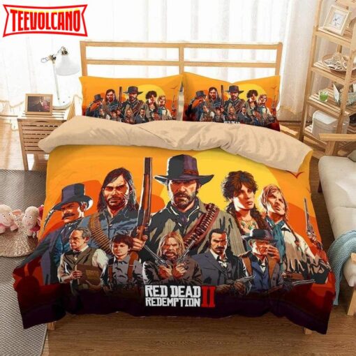 3D Red Dead Redemption 2 Bedding Set Duvet CoverSet Bedroom