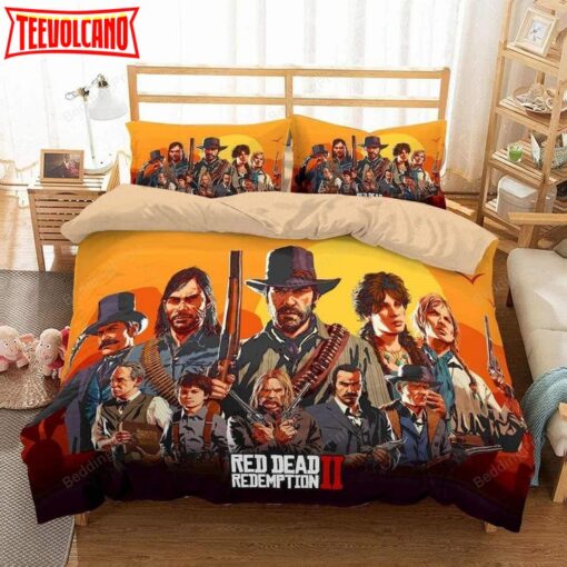 3d Red Dead Redemption 2 Duvet Cover Bedding Set 1