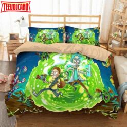 3d Rick And Morty Duvet Cover Bedding Set