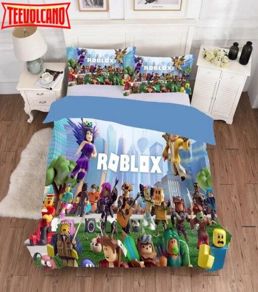 3d Roblox Online Game Bedding Set Duvet Cover  Pillow Cases