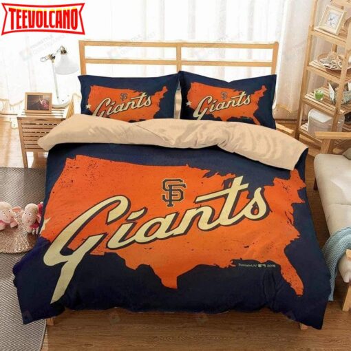 3d San Francisco Giants Duvet Cover Bedding Set