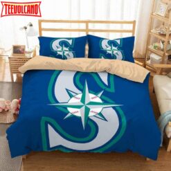 3d Seattle Mariners Duvet Cover Bedding Set