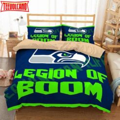 3d Seattle Seahawks Duvet Cover Bedding Set