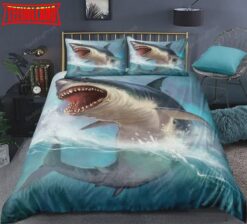 3D Shark Ocean Fish Animals Bed Sheets Duvet Cover Bedding Sets