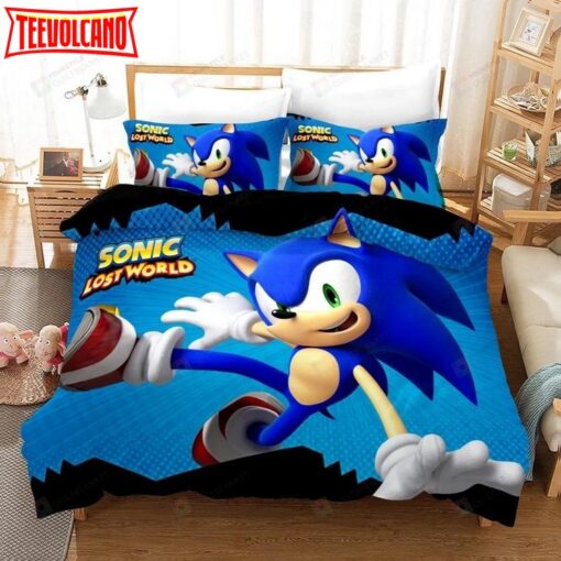 3d Sonic The Hedgehog Sonic Lost World Bedding Set