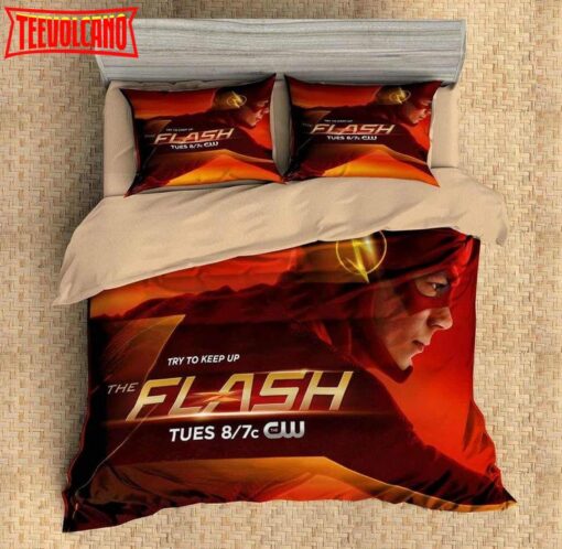 3d The Flash Barry Allen Bedding Set (Duvet Cover &amp Pillow Cases)