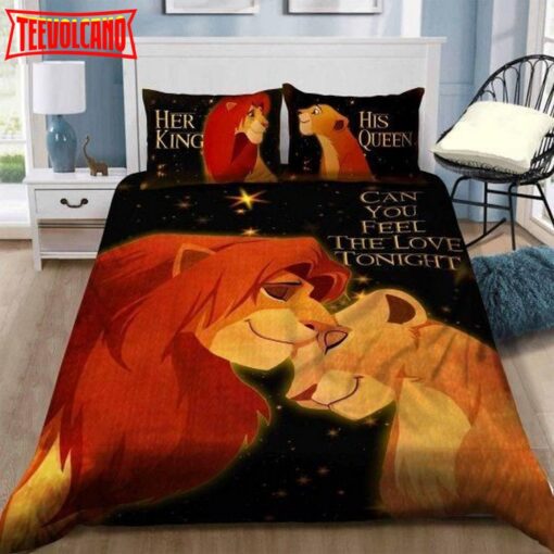 3D The Lion King Can You Feel The Love Tonight Bedding Set