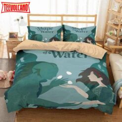 3d The Shape Of Water Duvet Cover Bedding Set