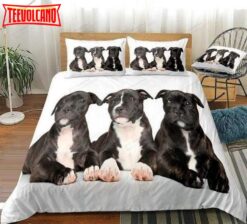 3d Three Black Dogs Bed Sheets Duvet Cover Bedding Sets