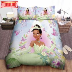 3d Tiana Princess Disney Cartoon Reversible Bedding Set Duvet Cover