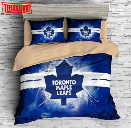 3d Toronto Maple Leafs Bedding Set Duvet Cover Bed sheet