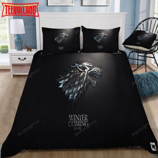 3d Winter Is Coming Stark Bedding Set Duvet Cover