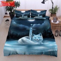 3D Wolf With Sword Bed Sheets Duvet Cover Bedding Sets