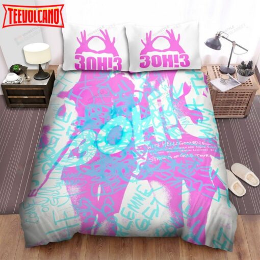 3oh!3 Art Poster Bed Sheets Spread Comforter Duvet Cover Bedding Sets