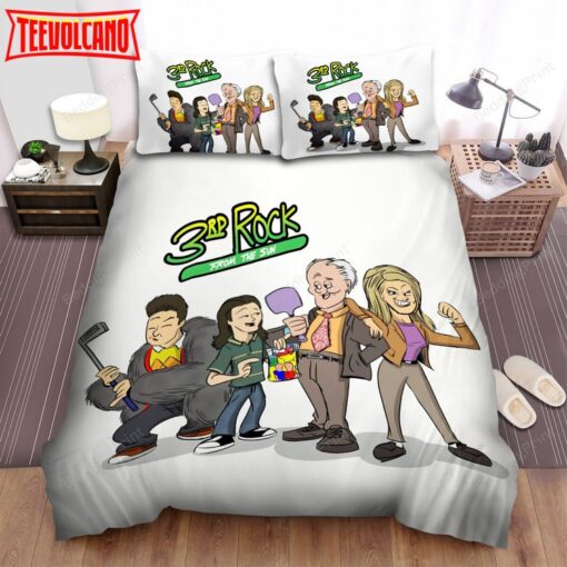 3rd Rock From The Sun Movie Art Bed Sheets Duvet Cover Bedding Sets