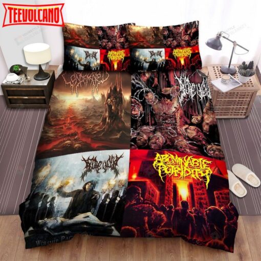 4in1 Album Cover Photo Thy Art Is Murder Bed Sheets Duvet Cover Bedding Sets