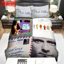 4in1 Album Phil Collins Bed Sheets Spread Comforter Duvet Cover Bedding Sets