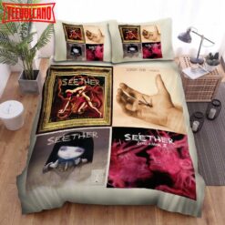 4in1 Album Seether Bed Sheets Spread Comforter Duvet Cover Bedding Sets