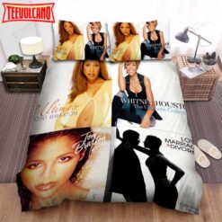 4in1 Album Toni Braxton Bed Sheets Spread Comforter Duvet Cover Bedding Sets