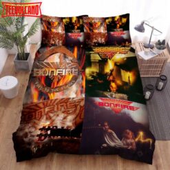 4in1 Bonfire Album Bed Sheets Spread Comforter Duvet Cover Bedding Sets