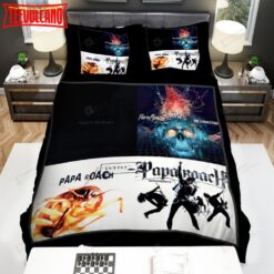 4in1 Papa Roach Album Photo Bed Sheets Duvet Cover Bedding Sets