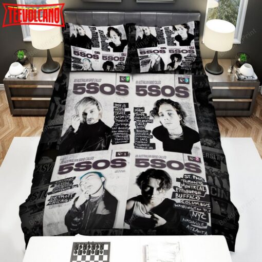 5 Seconds Of Summer’s Team Members Bed Sheets Duvet Cover Bedding Sets